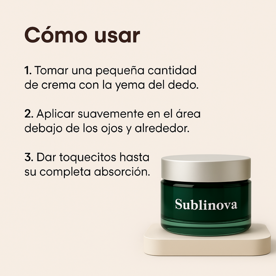 Sublinova | Reactiva el contorno de tus ojos con este bálsamo